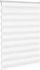 Doppelrollo Weiß 105x100 cm Stoffbreite 100,9 cm Polyester Produktbild-Vorschau 3