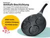 endusor Pancake Pfanne mit Smiley Motiv für Induktion mit Antihaftbeschichtung zum Braten von Pancak Produktbild-Vorschau