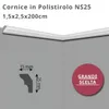 MDEKOR 20 metri di Cornici per Soffitto in Polistirene XPS Anteprima dell’immagine prodotto 6