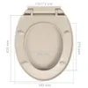 vidaXL Siège de toilette avec abaissement automatique Voir les images du produit 13