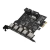 PCI-E na 5 portů USB3.0,Karta adaptéru,Karta adaptéru Náhled obrázku produktu 4