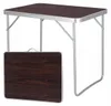 Verk 14468 Turistický stůl - skládací 80 x 60 x 70 cm hnědý Náhled obrázku produktu 7