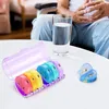 SUKUOS Tablettenbox 7 Tage Morgens Abends, Pillendose Rund, Produktbild-Vorschau 4