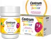 A product shot of Centrum Junior vitamins, showing both the bottle and the box. Produktbild-Vorschau