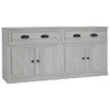 Sideboards 2 Stk. Grau Sonoma Holzwerkstoff , Kommoden Produktbild-Vorschau 2