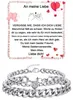 Armbandset voor koppels, Cubaanse ketting, verstelbaar, Productafbeelding-voorbeeld 1