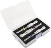 A set of four tubular lock picks in a clear plastic case with a black foam insert. Produktbild-Vorschau