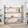 vidaXL Tischplatte 140x20x4 cm Rechteckig Massivholz Akazie Produktbild-Vorschau 3