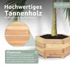 holz4home® Outdoor Pflanzkübel S I 6-Eckig aus Tannenholz Produktbild-Vorschau 3