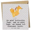 Mr. & Mrs. Panda Glückwunschkarte Fuchs Eiskunstläufer - Produktbild-Vorschau 1