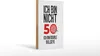 Holzschild  Dart bin nicht 50, Double Bullseye, 18x12 cm, Produktbild-Vorschau 2
