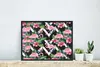 MuchoWow® MuchoWow® Gerahmtes Poster Flamingo - Blumen - Produktbild-Vorschau 5