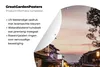 MuchoWow® Gartenposter Outdoor-Poster Rund Sonnenuntergang Produktbild-Vorschau 4