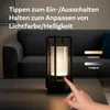 Kabellose LED-Tischlampe aus Glas – Metalllampe mit Produktbild-Vorschau 5