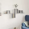 vidaXL Nástenná polica betónová sivá 104,5x10x43 cm Náhľad obrázku produktu 3