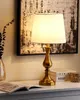 BELIANI Tischlampe Silber Metall 51 cm Stoffschirm Produktbild-Vorschau 2