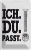 vianmo Blechschild 18x12 cm Ich Du Passt Schraube Mutter Produktbild-Vorschau 1