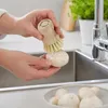Sada drevených kefiek na ovocie a zeleninu s prírodnými Náhľad obrázku produktu 4