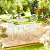 Sada záhradného nábytku Relaxdays, 3-dielna, stôl a 2 Náhľad obrázku produktu 2