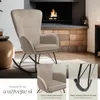 houpací křeslo tectake® Swing 70 x 93 x 100 cm, nosnost 120 Náhled obrázku produktu 5