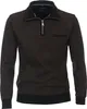 CASAMODA Herren Sweat-Troyer Zipper Regular Baumwolle Braun Produktbild-Vorschau 9