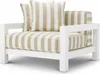 Casa Padrino Luxus Gartenmöbel Set Matt Weiß / Beige - Produktbild-Vorschau 4