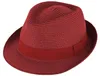 Fiebig Papier Trilby mit Ripsband rollbar in rot