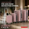 ONBEST Hartschalen Koffer Set | 4-teilig | Rose Gold | mit Produktbild-Vorschau 2