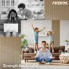 Akustické panely AREBOS dub 120x60 - sada 4 žaluziových Náhled obrázku produktu 4