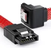 deleyCON SATA 3 Nylon Kabel 60cm 90° gewinkelt 6 Gbit/s - Produktbild-Vorschau 2