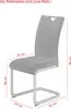 Hela Tische, 4er Set Freischwinger MARS - Bezug Webstoff Produktbild-Vorschau 7