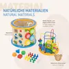 Joyz Kostka motoryczna 8 w 1 Drewno, zabawki Montessori Podgląd zdjęcia produktu 6