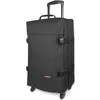 A black Eastpak Trans4 M suitcase on wheels against a white background. Anteprima dell’immagine prodotto