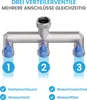 Bächlein Y-Verteiler 3-Wege Y-Verteiler mit 3 Absperrhähnen Produktbild-Vorschau 3