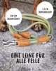 RUDELKÖNIG Führleine Emma grün – 2,30 m verstellbare Produktbild-Vorschau 3