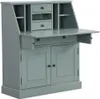 Bücherregal - Kiefer und MDF - Mandelgrün - CLEORE Produktbild-Vorschau 3