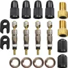 Presta Fahrradventil 4er Set inkl. Kappe & Schrader Adapter Produktbild-Vorschau 7
