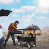 Faziango Bollerwagen Faltbar mit Dach Handwagen Produktbild-Vorschau 7