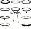 Lot de 12 colliers ras du cou en dentelle noire avec Voir les images du produit 4