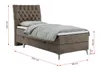 Boxspringbett, Gästebett, Kinderbett mit Bettkästen  - Produktbild-Vorschau 6