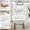 okwish Schaukelstuhl Sessel mit Metallgestell und Produktbild-Vorschau 7