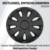 Radkappen 16 Zoll  schwarz - Radzierblenden 4er-Set von Produktbild-Vorschau 5