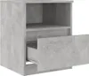 vidaXL Noční stolek Concrete Grey 40x40x50 cm Dřevěný Náhled obrázku produktu 4