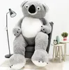 Gustaw Koal Ours en peluche Grand XXL (blanc et gris, Voir les images du produit 2
