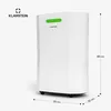 A white Klarstein dehumidifier is shown against a white background with dimensions indicated. Náhled obrázku produktu