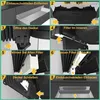 Actiefkoolfilter voor afzuigkap van een kookplaat, 4 stuks, Productafbeelding-voorbeeld 7