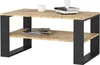 Tavolino ALEX Artisan rovere 92 cm con base nera Anteprima dell’immagine prodotto 2