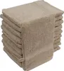 Waschhandschuhe Waschlappen 10er Set Beige 100 % Baumwolle Produktbild-Vorschau 1