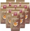 A group of coffee bean bags arranged in a staggered formation. Produktbild-Vorschau