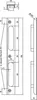 Schließblech U-Form m. PVC-Einlage 190 x 20 x 0,75 mm, Produktbild-Vorschau 2